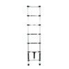 findmall Telescopic Ladder 6.6 Feet with Non-Slip Feet, Maximum Weight