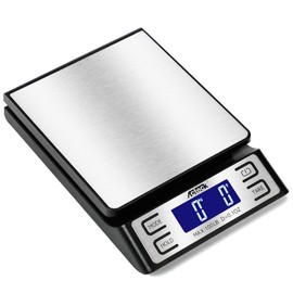 Acteck High Accuracy 0.1OZ Digital Shipping Scale, Postal Scale and Mail Scale (100LB Stainless Steel)