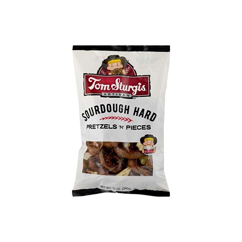 Tom Sturgis Sourdough Hard Pretzels 'N' Pieces 12 oz. Bags