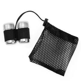 EsiFare Condiment Container, Flour Bottle, Stainless Steel, Condiment Can, Condiment Bottle, Mini Bottle, Spice Container, Salt, Pepper and Sugar Containers, 2 Spice Bottles, Storage Bag Included