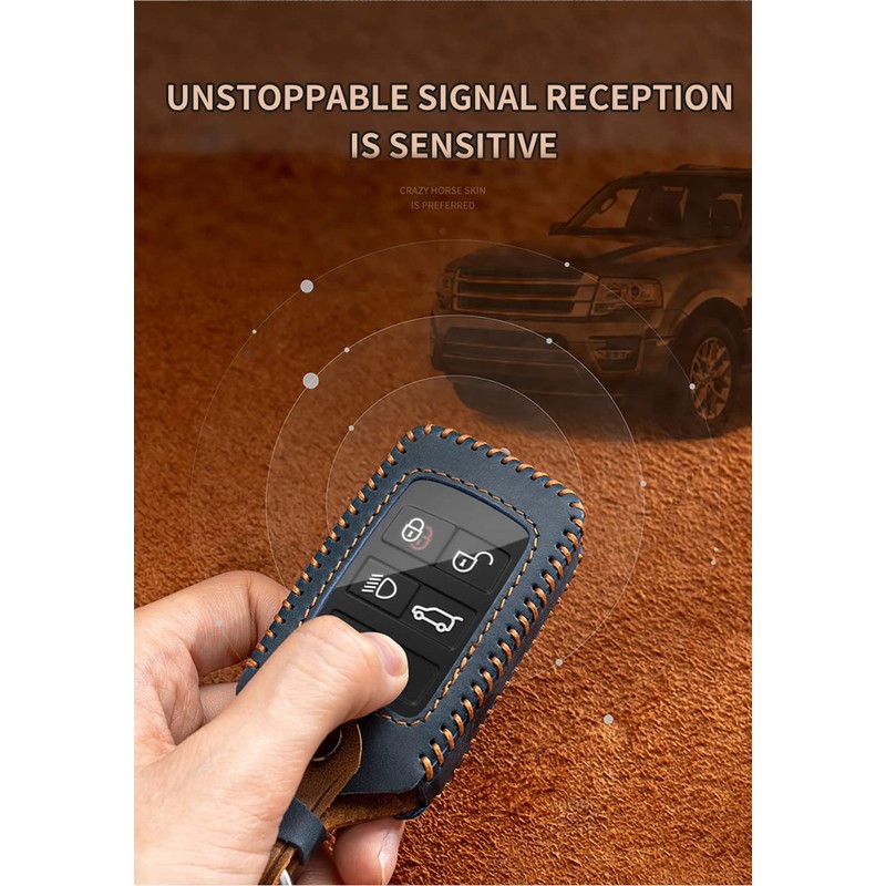 ontto Car Key Case Key Cover Fits Land Rover Range