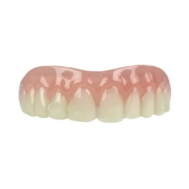 Professional Cosmetic Upper - New from Instant Smile! Hand Crafted Detail, Custom fit at Home! Works Best in Medium to Large Sized Mouths.