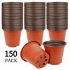 75-150 Pack Flexible Nursery Pots for Seed Starting – Soft