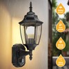 Lamomo Outdoor Wall Sconce, 2 Pack Dusk to Dawn Motion