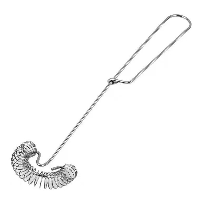 ApexPine 2‑Pcs Stainless‑Steel Spiral Whisks for Home‑Kitchen Egg‑Mixing