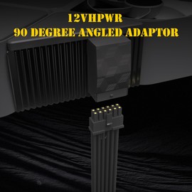 IBEST IMPETUS 12VHPWR 16Pin GPU Cable Angle Connector for RTX3090TI,RTX4070Ti,RTX4080,RTX4090 Graphics Card Black A Style
