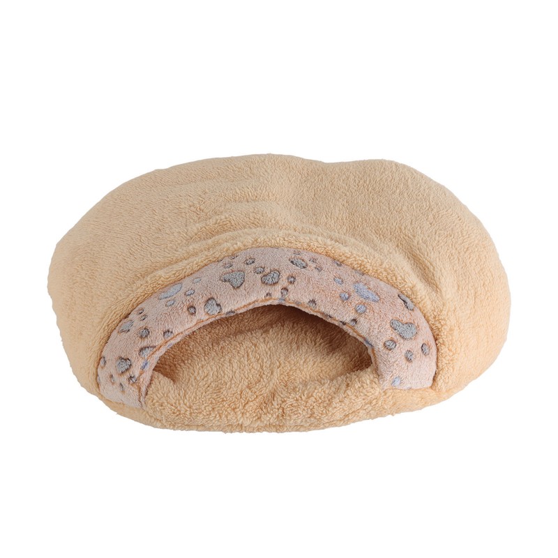 Hooded Cat Bed Thick Soft Comfortable Self Warming Cat Sleeping