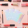 Aruicheng Small Round Number Stickers - 1-100, 5 Sheets Self-Adhesive