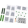 WALFRONT Piezas de Repuesto para Aspiradora Robot, Kit de Goma