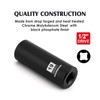MIXPOWER 1/2 Inch Drive Deep Impact Socket, CR-MO, 19mm, 6