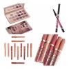 Favorbeauty Kit 12 Labiales Mate, Sombras Para Ojos, Delineador De
