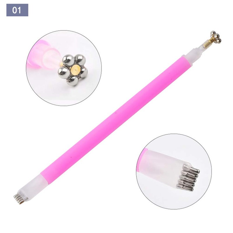 supbel Magnetic Tool for Catseye, Magnetic Double Head, Floral 3D