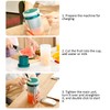 300ml USB Charging Electric Juicer Cup Security Lock Blender with