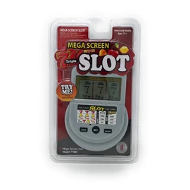 Classic Games Mega Screen Slot Machine Handheld Arcade Game