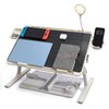Foldable and Adjustable admireshun Laptop Bed Table with Hidden Drawer,