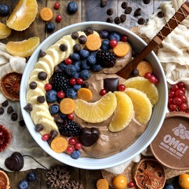 OMG! Superfoods Organic Cacao Powder - 100% Pure, USDA Certified Organic - Good source of Fiber & Iron - 8 Ounces (1 Package)