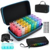 Monthly Pill Organizer 4 Times a Day, Pill Box Organizer