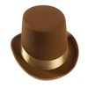 Tigerdoe Brown Top Hat and Bow Tie with Walking Scepter-
