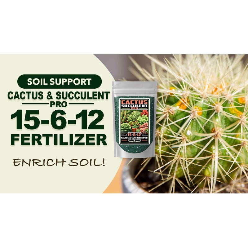 Fertilizer Commercial Grade | Cactus & Succulent Pro 15-6-12 |