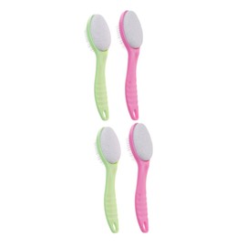 Baluue 4pcs Dual-sided Callus Remover and Exfoliating Foot File Ergonomic Design for Easy Pedicure for Softening Hard Skin