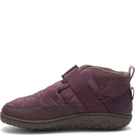 Chaco Ramble Puff Kids Ankle Boot, Plum, 2 US Unisex Big