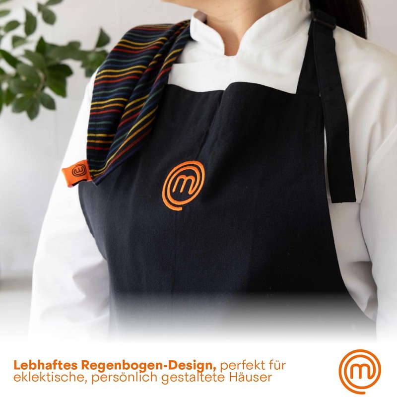 MasterChef Tea Towels, Set of 4, Tea Towels, 100% Cotton,