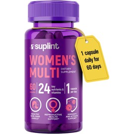 Multivitamin for Women - Vitamin Complex A-Z & Minerals such as Zinc, Biotin and More - High Dose Tablets Multivinamine A, C, D, E, B6, B12, K - 60 Capsules