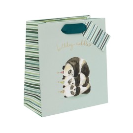 Glick Medium Gift Bag Panda Cuddles 225 x 200 x 100 mm Luxury Recyclable Bag for Birthdays & Celebrations