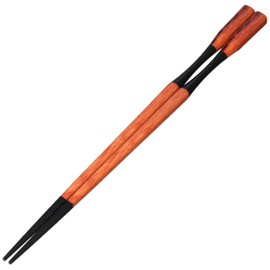 杵型多久島箸 オレンジ木目 22.5cm 【食洗機・乾燥機・電子レンジOK】 ZA-412841