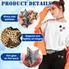 30Pcs Sequin Star Iron on Patches Glitter Stars Patches Gold