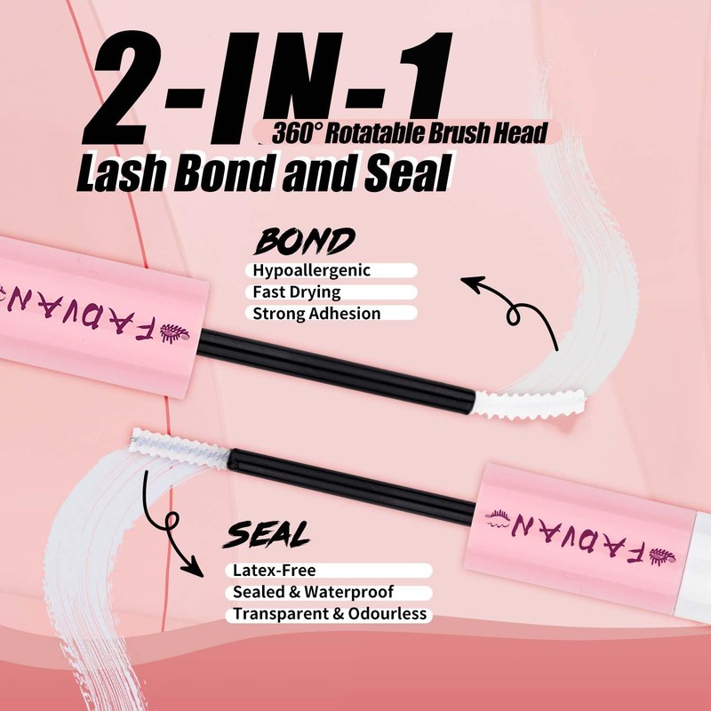 FADVAN Custom Eyelash Extension Kit False Eyelashes D Curl with