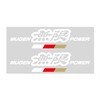 MUGEN 【 Mugen 】MUGEN POWER Sticker A White 【Size:L】 90000-YZ5-311A-W4