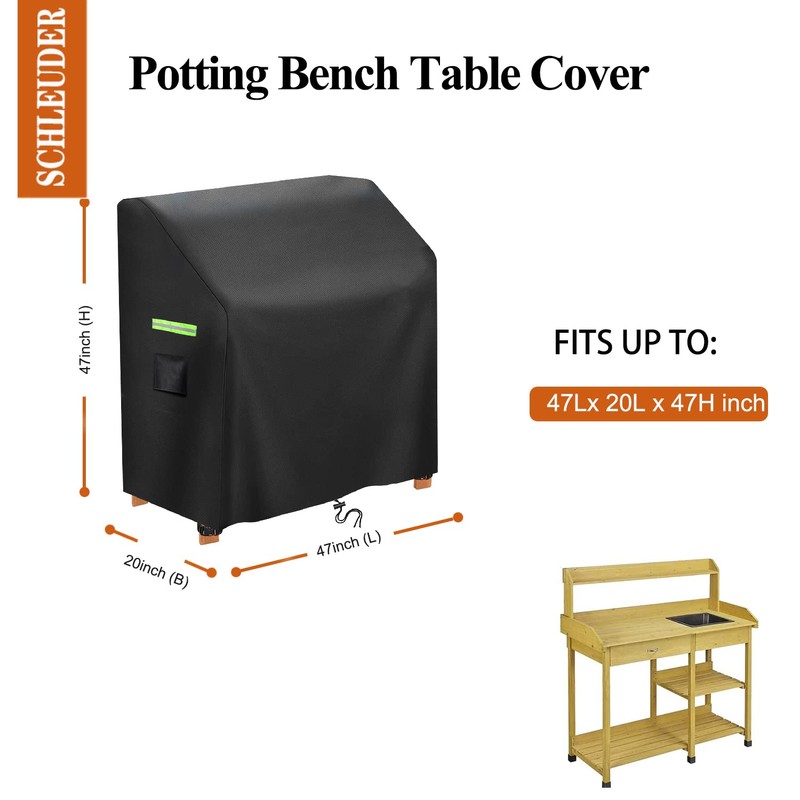 Outdoor Garden Potting Bench Table Cover,Garden Potting Bench Table Cover,