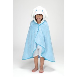 Skater BPO1-A Sanrio Water Absorption Quick-Drying Hooded Basponcho Cinnamoroll Length 42.5 x Width 36.2 inches (108 x 92 cm)
