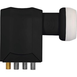 TechniSat Universal SCR 4+4 LNB - 4 Participants & 4 More via SCR/Unicable (DiSEqC EN 50494, Weather Protection, UHD, 4K, Full HD, 3D, Premium Quality)