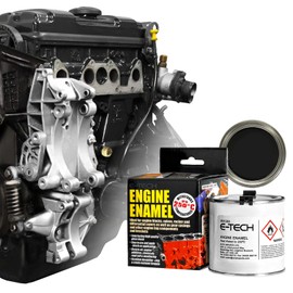 E-TECH EE01-BK- BLACK - Car/Bike Engine Enamel Paint - 250ml