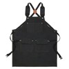 Full Bib Work Apron for Woodworking, Gardening & Kitchen Tasks