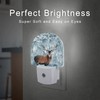 sndheke Red Deer in Winter Forest Night Light Plug into