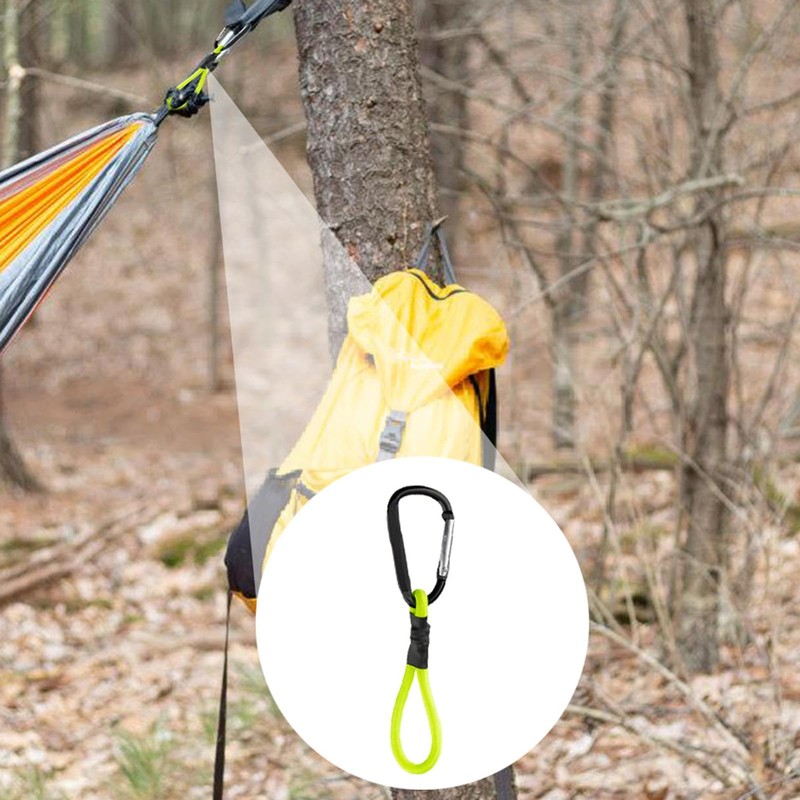 Bungee Cords with Carabiner Hooks - Elastic Rope Carabiner Bungee