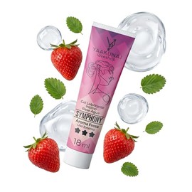 Gel de Estimulación Sensorial Femenina | Symphony of Pleasure Yaakunaj | Base de Agua | Transparente | Sabor Fresa | 18g