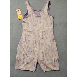 Cat & Jack NEW Cat & Jack Girls' Purple Pastel Tie-Dye Biketard Size 8  Leotard