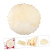 SAFIGLE 3pcs Drum Skin Drum Set Soft Sheepskin