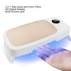 Nail Arm Rest UV LED Lamp Folding PU Padded Hand