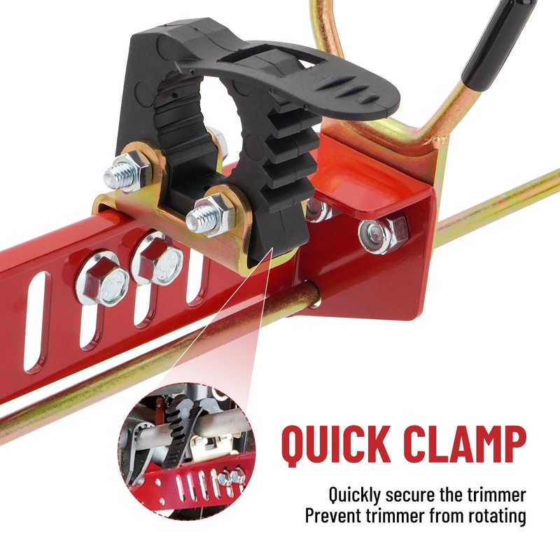 TRUCFUSION Lawn Mower Trimmer Rack Compatible with Zero Turn Lawn