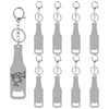Framendino, 8 Pack Stainless Steel Bottle Opener Keychain for Beer