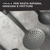 Fackelmann Set 2 Mestoli Schiumarola e Paletta Forata in Nylon,