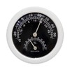 Legume Design Levil Queen Leville Temperature and Hygrometer, White, Terrarium,