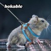 HOKABLE 2 Pack Adjustable Hamster Leash Harness for Harness for