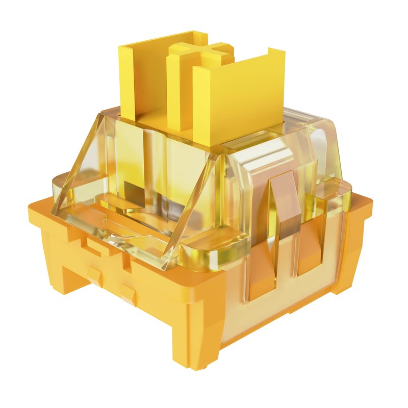 MAGIC-REFINER x Banana Yellow Switches for Mechanical Keyboard DIY, 38gf