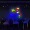 Coron Neon Sign Parrot Neon Lights for Bar Decor, Palm